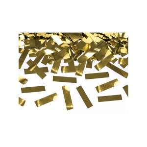 Konfettikanone Metallic Streifen Gold 28/60cm