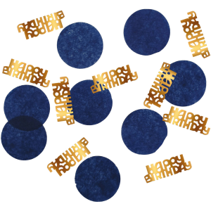 Deko-Konfetti - Happy Birthday Elegant True Blue - 25gr