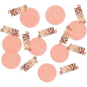 Deko-Konfetti - Happy Birthday Elegant Lush Blush - 25gr