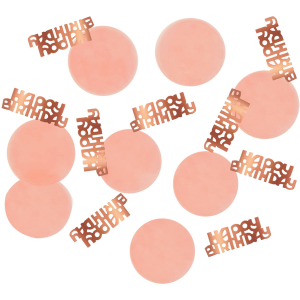 Deko-Konfetti - Happy Birthday Elegant Lush Blush - 25gr