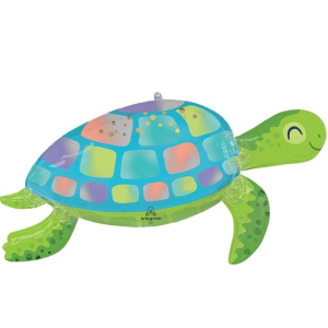 Folienballon - Figur Schildkröte - XXL - 96x45 cm,...