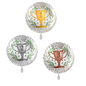 Folienballon - Motiv Pokal - S - 45 cm / 0,02 m³
