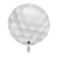 Folienballon - Motiv Golfball - S - 45 cm / 0,02 m³