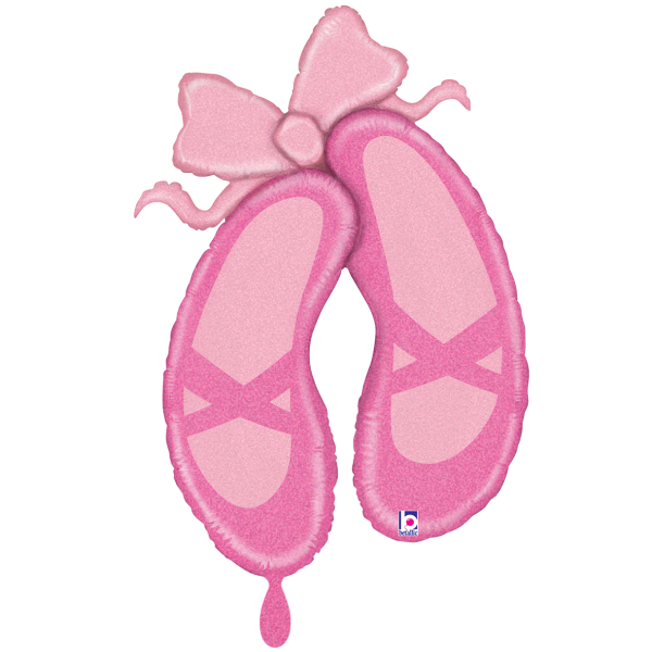 Folienballon - Figur Ballet Schuhe - XXL - 102 cm / 0,07 m³