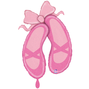 Folienballon - Figur Ballet Schuhe - XXL - 102 cm / 0,07...