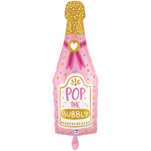 Folienballon - Figur Sektflasche Bubbly Bottle - XXL - 94...