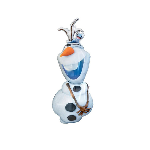 Folienballon - Figur Frozen Olaf - XXL - 36 x 96 cm / 0,07 m³