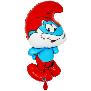 Folienballon - Figur Papa Schlumpf - XXL - 107 cm / 0,07...
