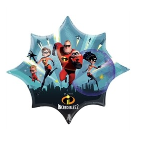 Folienballon - Figur Incredibles 2 - XXL - 88 cm / 0,07...