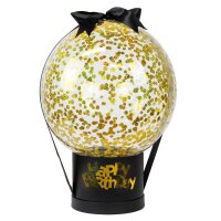 Geschenkbox - schwarz rund -