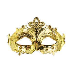 Karnevalsmaske - Gold 17x9 cm