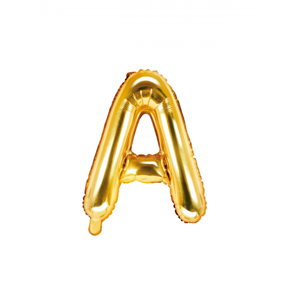 Folienballon - Buchstabe ABI - Gold - XS - 40 cm / luft