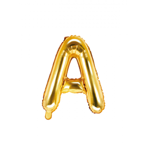 Folienballon - Buchstabe ABI - Gold - XS - 40 cm / luft
