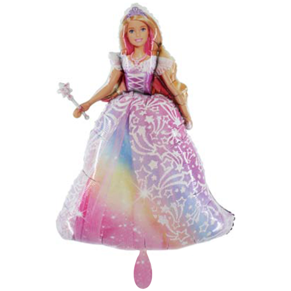 Folienballon - Figur Barbie - XXL - 97 cm / 0,07 m³