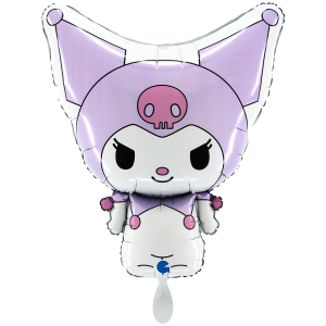 Folienballon - Figur Kuromi Lilac - XL - 61 cm / 0,05...