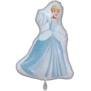 Folienballon - Figur Cinderella II - XXL - 91 cm / 0,10...