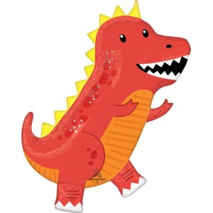 Folienballon - Figur Dino Cool - XXL - 78 cm / 0,06 m³