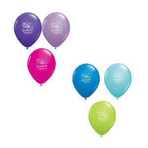 Latex-Luftballon-Set - Motiv Alles Liebe zur Konfirmation...