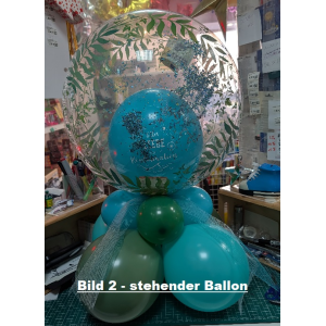 Geschenkballon - Bubble zur Konfirmation / Kommunion
