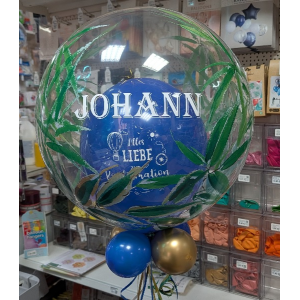 Geschenkballon - Bubble zur Konfirmation / Kommunion