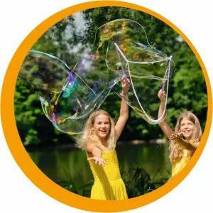 Bubbles Riesen-Seifenblasen Pustefix XXL