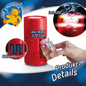 Bubble Fireworks rot Pustefix