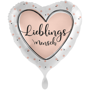 Folienballon - Motiv Lieblingsmensch - XXL - 71 cm / 0,07...
