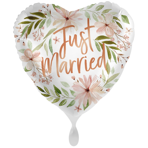 Folienballon - Motiv Just Married Bliss - XXL - 71 cm /...