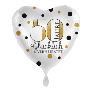 Ballon 50 Jahre Herzform