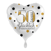 Ballon 50 Jahre Herzform