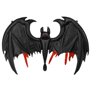 Folienballon - Figur Fledermaus schwarz - XXL - 150 cm /...