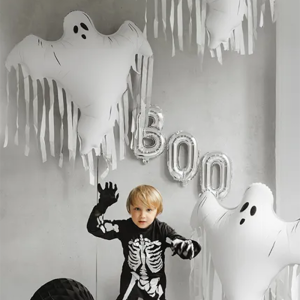 Folienballon - Figur Geist mit Fransen - XXL - 103 cm /...