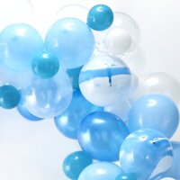 Ballongirlande - Organic - Blau (4m)